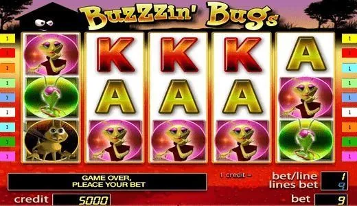 BuzzinBugs — игровой автомат