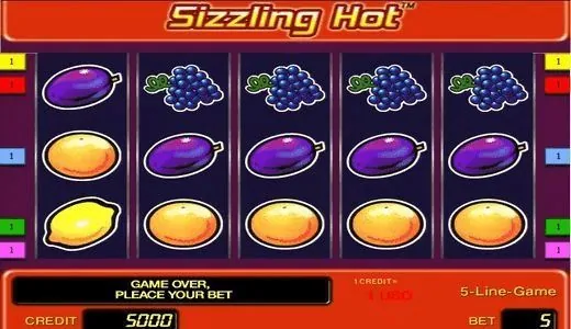 SizzlingHot — игровой автомат