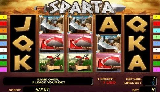 Sparta — игровой автомат